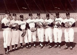 1952 New York Giants Starting Line Up 8X10 Team Photo Baseball Mlb Picture Ny - $4.94