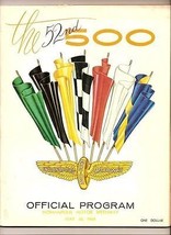 1968 Indianapolis 500 Program indy - £57.85 GBP
