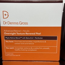 Dr. Dennis Gross Advanced Retinol + Ferulic Overnight Texture Renewal ~ 8 Pack - £22.52 GBP