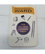 Vintage 3&quot; X 5&quot; Notepad Lined Pages Montgomery Ward For Your Painting Needs - $11.88