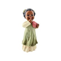 Miss Martha Holcombe Figurine Angel 1401 No. 77 God is Love African American - £26.44 GBP