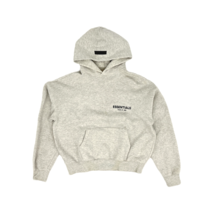 Large Fear of God Essentials Hoodie &#39;Light Oatmeal&#39; SS22 - £69.62 GBP