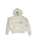 Large Fear of God Essentials Hoodie &#39;Light Oatmeal&#39; SS22 - £71.44 GBP