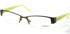 More &amp; More 50176 550 Green Eyeglasses Glasses Metal Frame 50-18-140mm Germany - $67.90