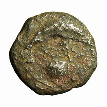 Ancient Greek Coin Dionysios I Syracuse AE15mm Arethusa / Dolphin Shell 03905 - £26.54 GBP