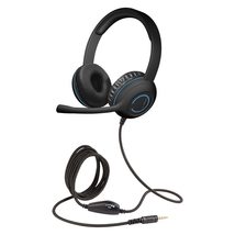 Cyber Acoustics 3.5mm Stereo Headset (AC-5002) with Noise Canceling Microphone f - £21.47 GBP