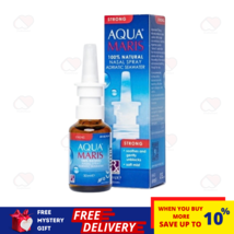 AQUA MARIS Classic 100% Natural Nasal Spray for Irritated &amp; Dry Nose 30ml - £19.68 GBP