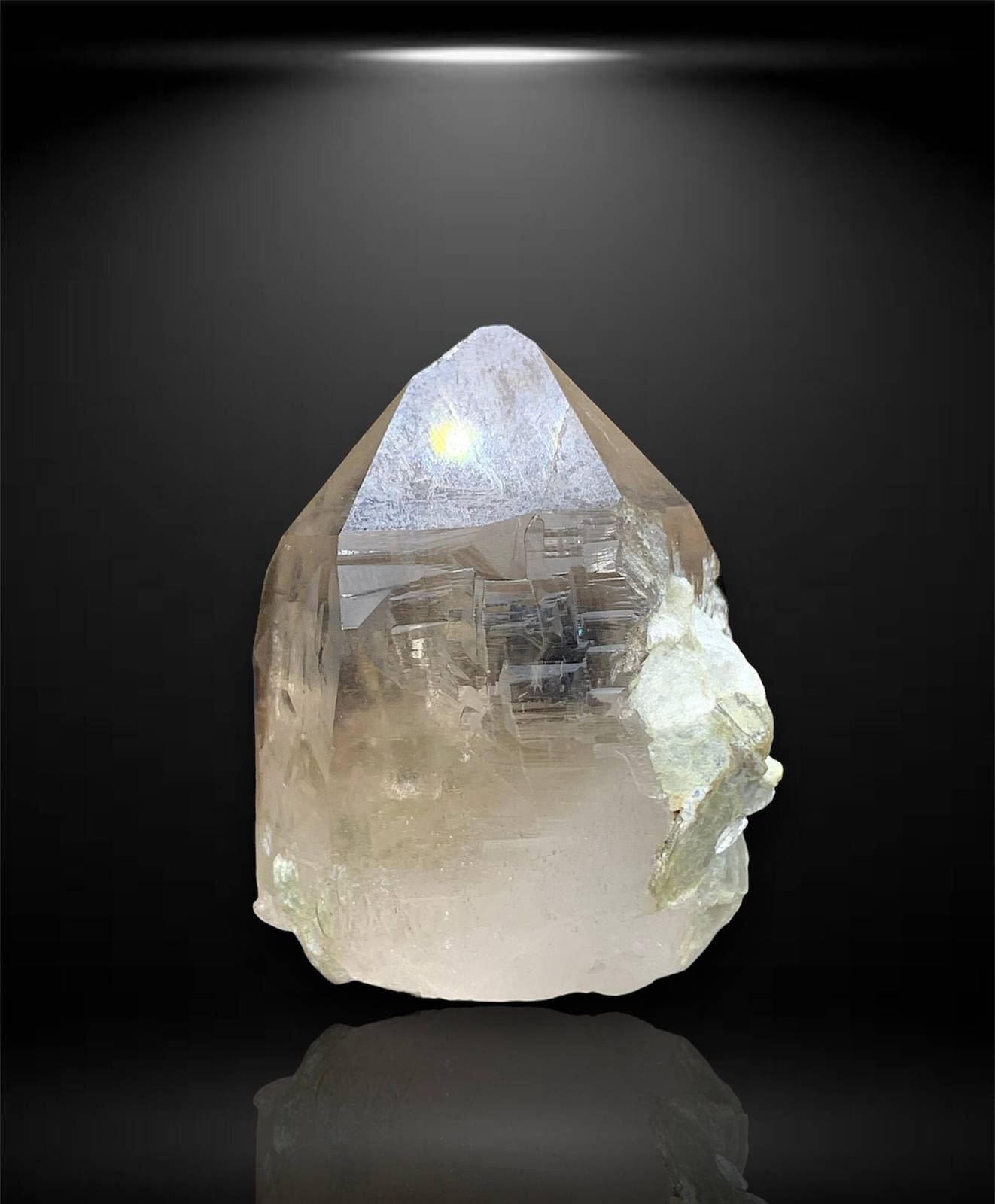 54 Gram Natural Smoky Quartz Crystal with Muscovite From Skardu Pakistan - $100.00