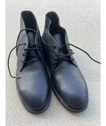 New 1994 USGI Black Leather Chukka Steel Toe Combat Boots - Size 9R - $51.43
