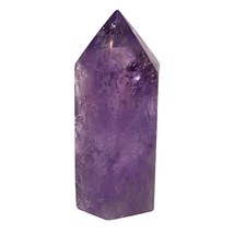 Natural Amethyst Obelisk Quartz Crystal Stone Point Reiki Metaphysical Healing - £31.15 GBP