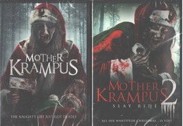 Mother Krampus 1-2: Slay Ride- Christmas Horror- Evil Mrs Santa Claus- New 2 Dvd - £22.28 GBP