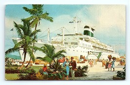Postcard Santa Rosa Luxury Ocean Liner Passenger Cruise Ship Annivesary Stamp - £5.52 GBP