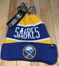 NWT ‘47 Brand Buffalo Sabres Winter Pom Beanie - £25.55 GBP