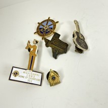 Vintage Lions Club Pins Mississippi Alaska 1980s - $9.79