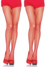 Leg Avenue Industrial Net Panty Hose 2 Pair Red Wide Fishnet Size One Size - $68.62 MXN Leg Avenue Industrial Net Panty Hose 2 Pair Red Wide Fishnet Size One Size - $68.62 MXN
