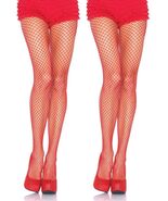 Leg Avenue Industrial Net Panty Hose 2 Pair Red Wide Fishnet Size One Size - $68.62 MXN Leg Avenue Industrial Net Panty Hose 2 Pair Red Wide Fishnet Size One Size - $68.62 MXN