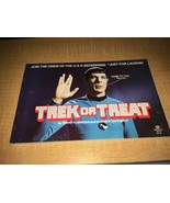 1977 Star Trek or Treat Just For Laughs U.S.S. Enterprise joke book 1st ... - $5.02 CAD