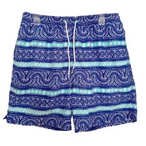 Vineyard Vines Beach Bungalow Swim Shorts Blue/Green Large - $37.40