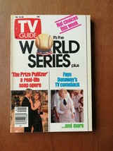 TV Guide October 14-20, 1989 - World Series - Faye Dunaway - John F Kennedy JFK - £3.35 GBP