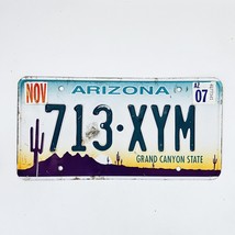 2007 United States Arizona Grand Canyon Passenger License Plate 713-XYM - £14.69 GBP