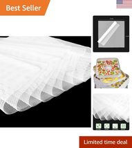 Customizable Food Dehydrator Mats - 8 Pack Silicone Steamer Mesh for Eas... - $21.61