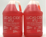 Lucas-Cide RTU Salon &amp; Spa Disinfectant Gallon-2 Pack - £48.29 GBP