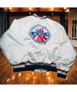 Vtg Master Kim’s Taekwondo Institute Red White Blue Satin Jacket Hilton ... - $941.12 MXN