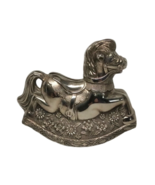 Vintage Silver Plated Rocking Horse Bank - £15.76 GBP