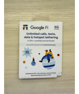 Google Fi UNLIMITED PLUS Plan Unlimited Calls Texts Data Hotspot 5G SIM Kit - £35.54 GBP