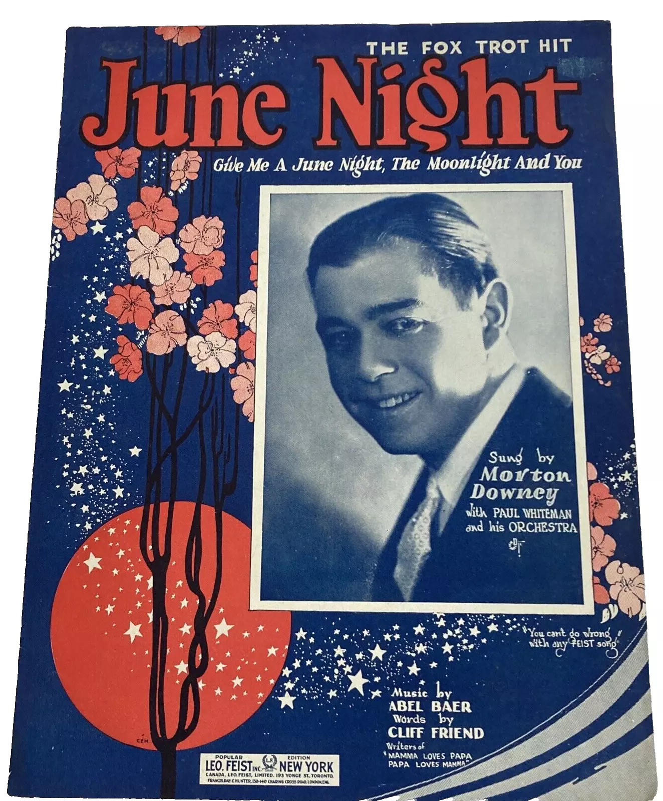 June Night (sheet music) - $6.00