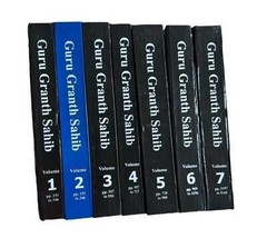 Sri Guru Granth Sahib Ji English Translation Seven Volumes Sanchia Complete Set - £300.02 GBP