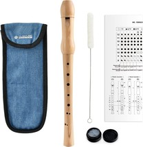 MUSICUBE Soprano Recorder Instrument Baroque Recorder for Kids Adults Be... - £29.09 GBP