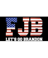 Lot of 6 American FJB Let&#39;s Go Brandon Black USA Official Decal Bumper S... - £14.93 GBP