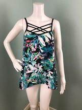 NWT Women&#39;s X by Gottex Sleeveless Floral Print Active Wear Shirt Top Sz... - $25.98