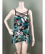 NWT Women&#39;s X by Gottex Sleeveless Floral Print Active Wear Shirt Top Sz... - €22,15 EUR