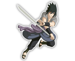 Naruto Anime Sasuke Uchiha Sticker Vinyl Decal Waterproof Indoor Outdoor - $4.50+