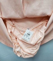 Toddler Girls 18M Floral Ruffle Ribbed Long Sleeve Dress Cat & Jack Light Peach image 4
