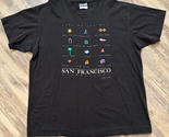 VTG San Francisco T-Shirt Men&#39;s Size XL Single Stitch Made In USA Hanes ... - $14.50