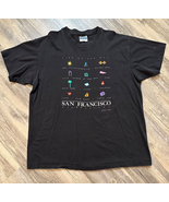 VTG San Francisco T-Shirt Men&#39;s Size XL Single Stitch Made In USA Hanes ... - £11.45 GBP
