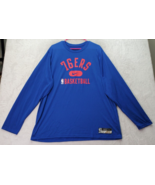 NBA Philadelphia 76ers Nike Shirt Baseball Mens 2XL Blue Dri Fit Logo Cr... - £9.49 GBP