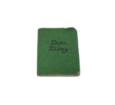 Vintage 1960's Mattel Barbie Sweet Dreams # 973 Dear Diary Green Book - $14.25
