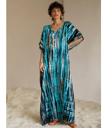 Tie dye kaftan, beach kaftan - $79.50