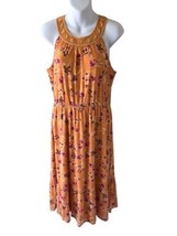 Daniel Rainn NWT Women Sleeveless Floral Dress Size Medium Polyester Blend  - £20.36 GBP