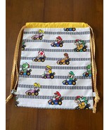 Handmade by PZQUILTS  Child Mario Bros Backpack With Draw Straps - $15.95