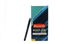 Pack of 10 Reynolds Wizz Dri Gel Pen BLACK INK 0.5 mm fine writing School AUD - £22.37 GBP