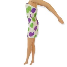 Barbie Spin Master Polka Dot Doll Dress ONLY Mini Shoulder Straps Purple Green  - $8.90
