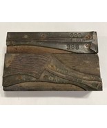 Vintage Printing Blocks Union tools Garden Hoe And Pitchfork 3” Long - $17.61