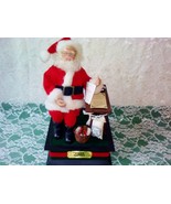 Dear Santa Musical Display Decoration Vintage Christmas Plays Carols Bat... - £47.78 GBP