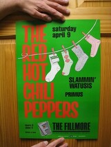 Hot Red Chili Peppers Poster April 9 Fillmore Slammin Watusis Primus-
sh... - $179.29
