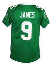 Lebron James #9 Irish High School New Men Football Jersey Green Any Size image 2